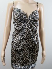 Victorias Secret Babydoll Nightie Lingerie anima Leopard Cheetah print size L