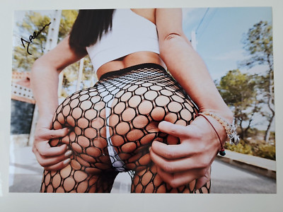 Apolonia Lapiedra Sexy AVN Adult Model signed 20x30cm Foto Autogramm Autograph 2