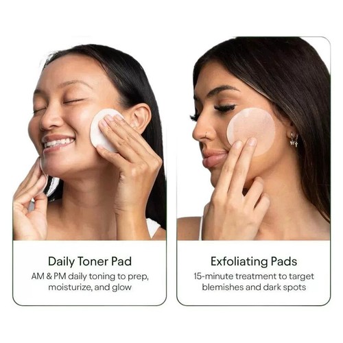 Jiyu Korean Skincare Anti-Aging, Dark Spot & Wrinkle Minimizing Toner Pads - Picture 3 of 6