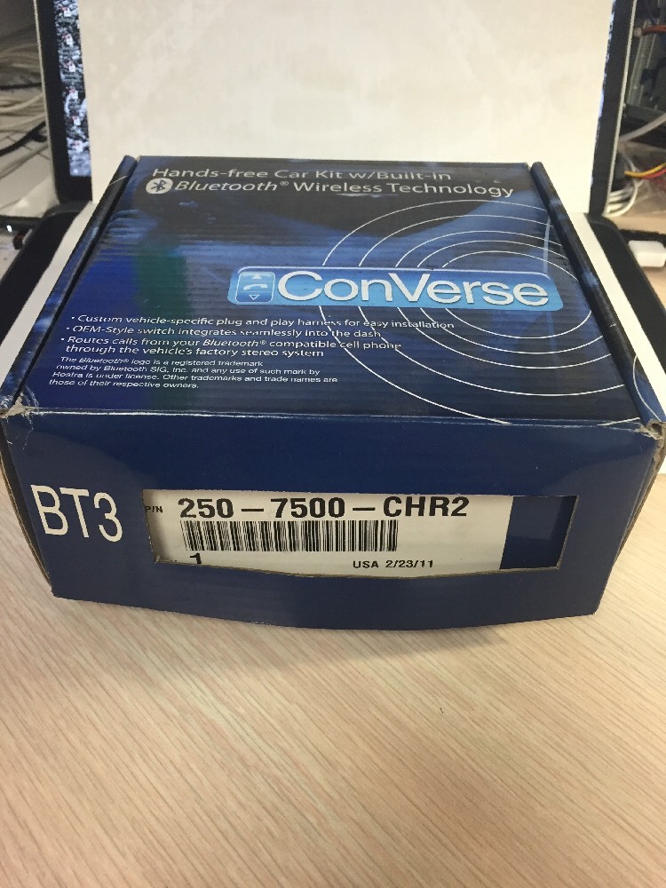 New Rostra 250-7500-CHR2 Con-Verse Automotive Bluetooth Handsfree