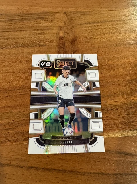 Pepelu 2023-24 Panini Select La Liga White Prizm /20 SSP NRMT+ Spain Valencia
