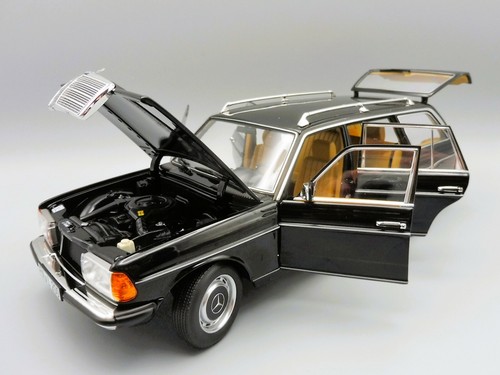 Mercedes-Benz 200 T 1982 1/18 NOREV 183735 MERCEDES BREAK 230 T modèle W123 noir - Photo 3 sur 12