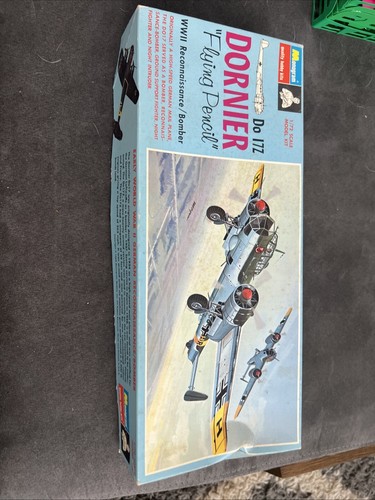 1968 Monogram Model Plane Dornier Do 17Z "Flying Pencil" 1/72 - Picture 1 of 4