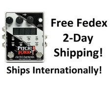 New Electro-Harmonix EHX Pitch Fork + Plus Pitch Shifter Guitar Effects Pedal