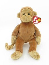 Ty Beanie Baby BONGO Monkey Rare Tag Retired 8-17-1995