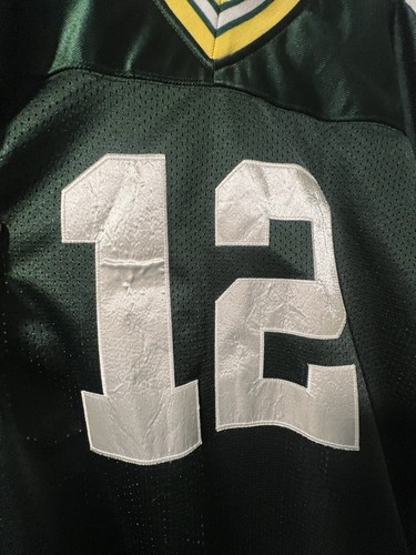 Camiseta verde local XL de los Green Bay Packers #12 de la NFL retroceso - Imagen 14 de 21