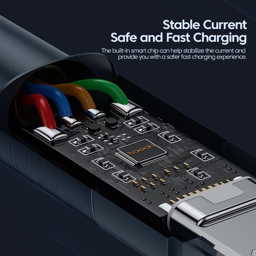 Braided USB Charger Phone Cable Data Cord For iPhone 14 13 12 11 Pro Max XR iPad - Photo 8 sur 9