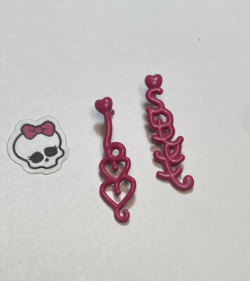 MONSTER HIGH Draculaura Sweet 1600 Ohrringe Zubehör Ersatz Ersatzteile - lesen