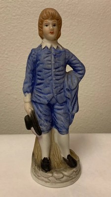 blue boy porcelain figurine