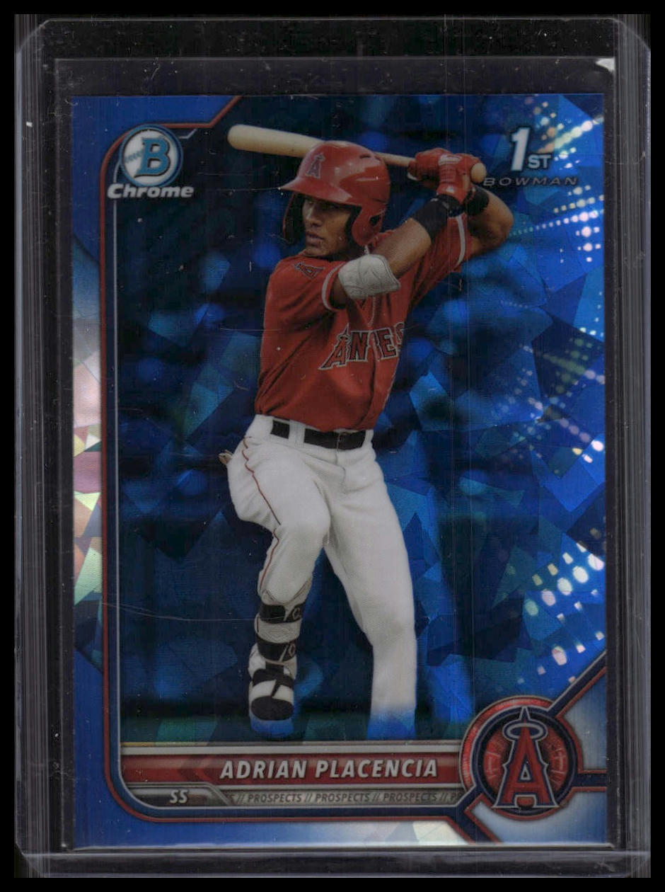 2022 Bowman Chrome Sapphire Edition #BCP-205 Adrian Placencia Prospects