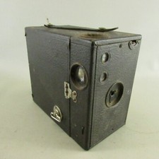 Vintage Antique Seneca Scout box camera 2A good strap Display Decorating Black