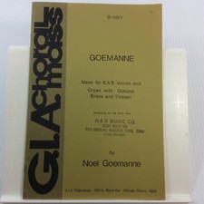 Mass Goemanne Choral Music Songbook SATB