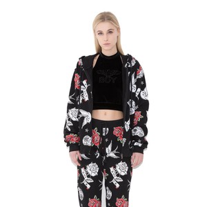 London Veste on Bld1571 Sweat shirt Gar Femme Noir fvz5q