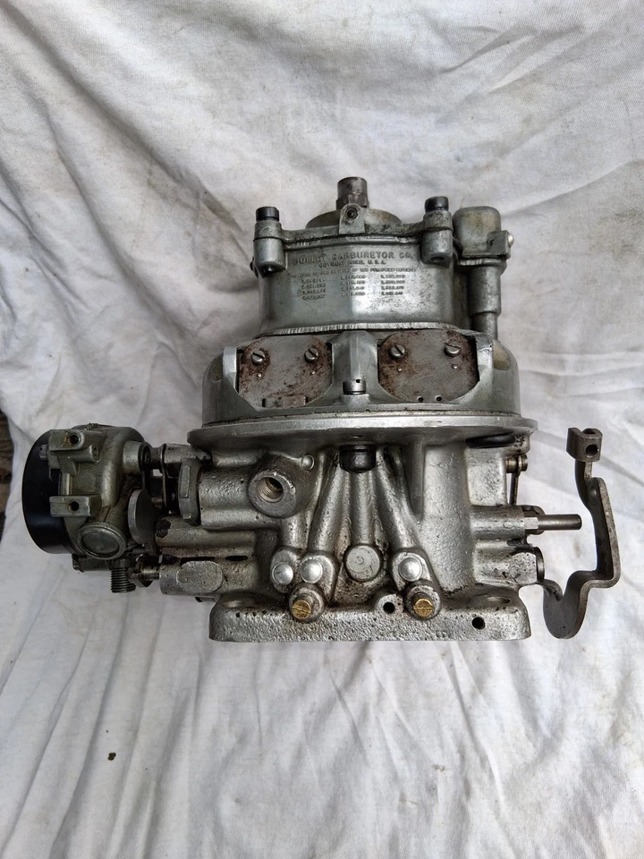 Vintage Ford 1956 292- 312 teapot Holley 4 barrel carburetor - Image 4 of 4
