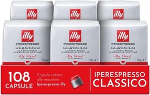 illy, Classic Hyperespresso Coffee Capsules, 100% Arabica with Notes of Orange B