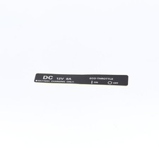 New Honda OEM 87525-ZT3-C30 D.C. Caution Mark