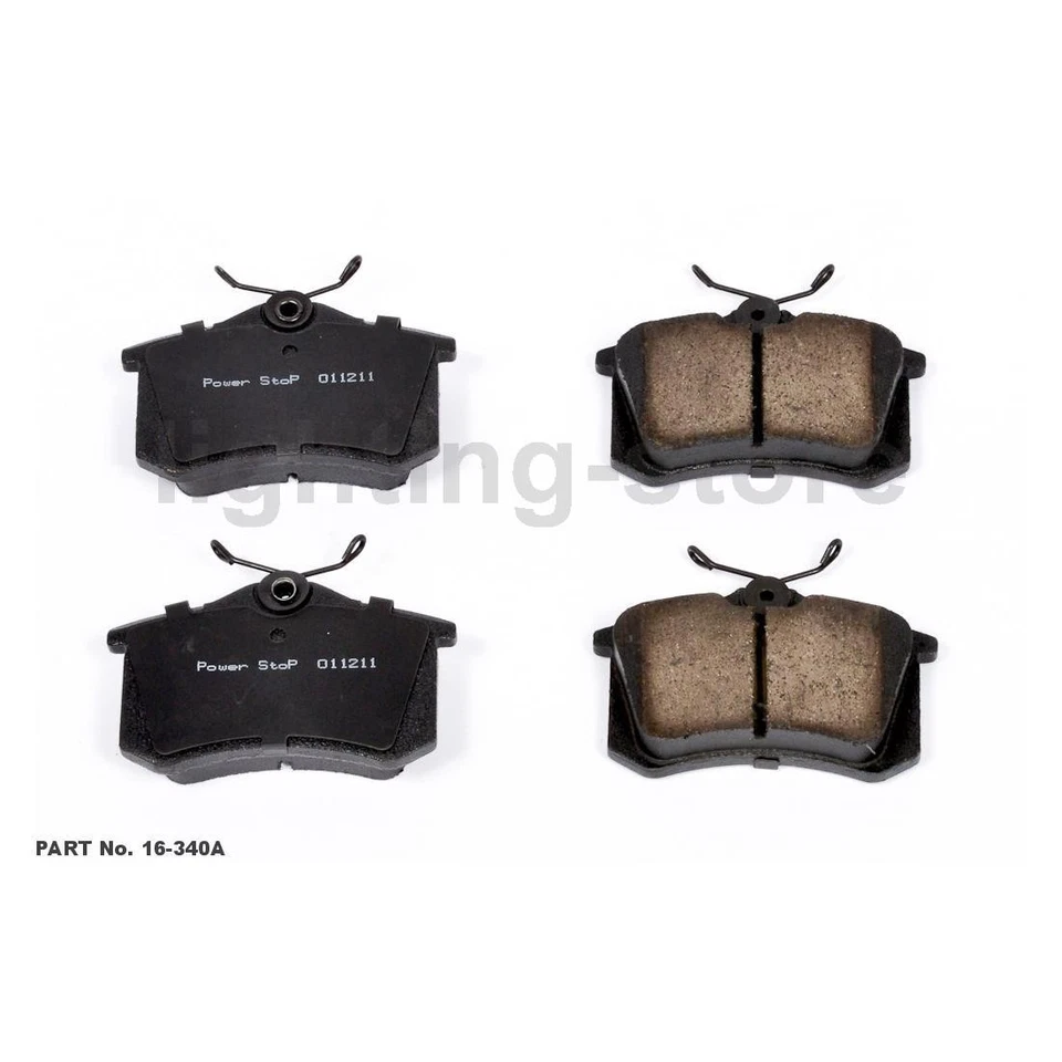 Juego de pastillas de freno de disco delanteras traseras rotor de freno de disco para Audi 2000-2006 TT 6 piezas Foto 3 de 4