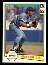 1982 DONRUSS #34 GEORGE BRETT ROYALS