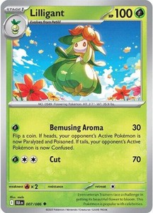 Pokemon Lilligant (7/326) Black Bolt NM