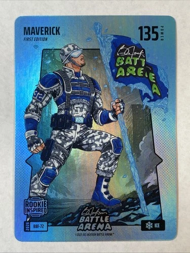 MAVERICK (Cooper Flagg) Bo Jackson Battle Arena Blue Battlefoil Ice 135 Power