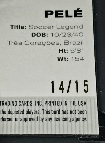 Lionel Messi & Pele 2024 Leaf Metal Legends Purple Wave 💥 /15 Graded SGC 10 - Picture 3 of 3