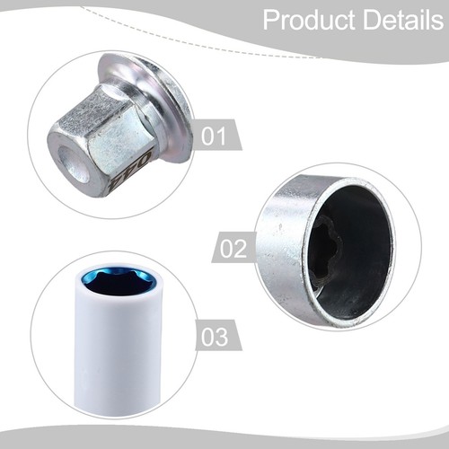 Strong and Secure 044 Wheel Lock Nuts Compatible with For BMW X1 Models - Picture 8 of 18