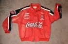 Vintage 1989 NASCAR Dale Earnhardt Coca Cola Racing Jacket Chase Auth. Sz Lg