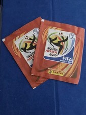 Panini 2010 Republika Południowej Afryki Pakiet naklejek na Mistrzostwa Świata, 2-pak, zapieczętowany rzadki
