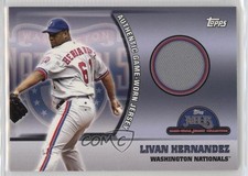 2005 Topps Opening Day Jerseys Livan Hernandez #50 0o9