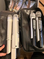 Magic Sing With Four Mics Two Books Cartridges Cords Bags