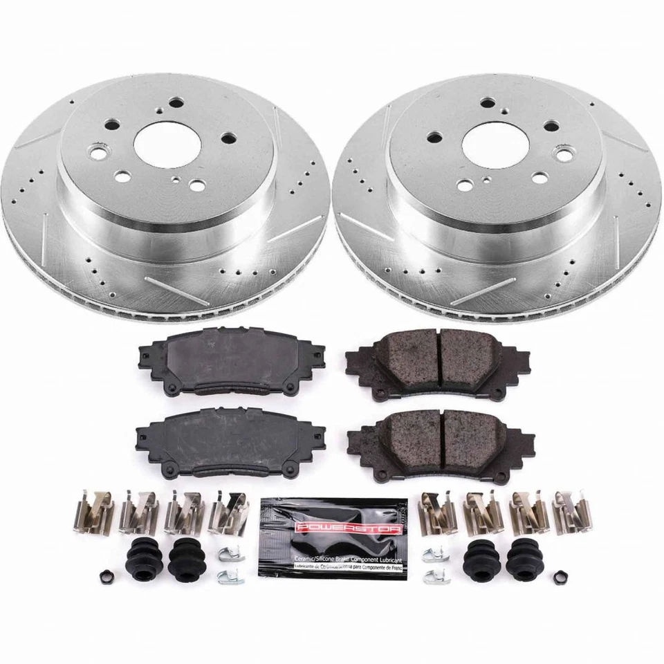 Power Stop Brake Kit For Lexus GS450h 2013-2020 Rear Z23 Evolution Sport - Image 2 of 4