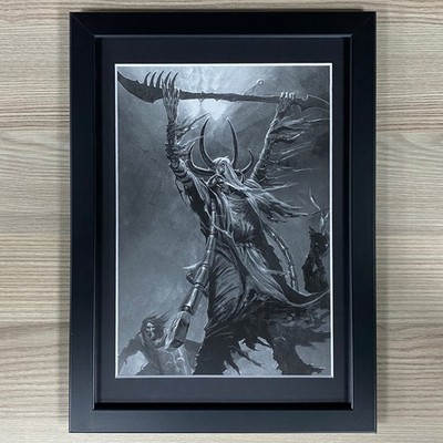 TYBALT'S BATTLE FRAMED ART SORCERER ADRIAN SMITH WARHAMMER 40K 40.000