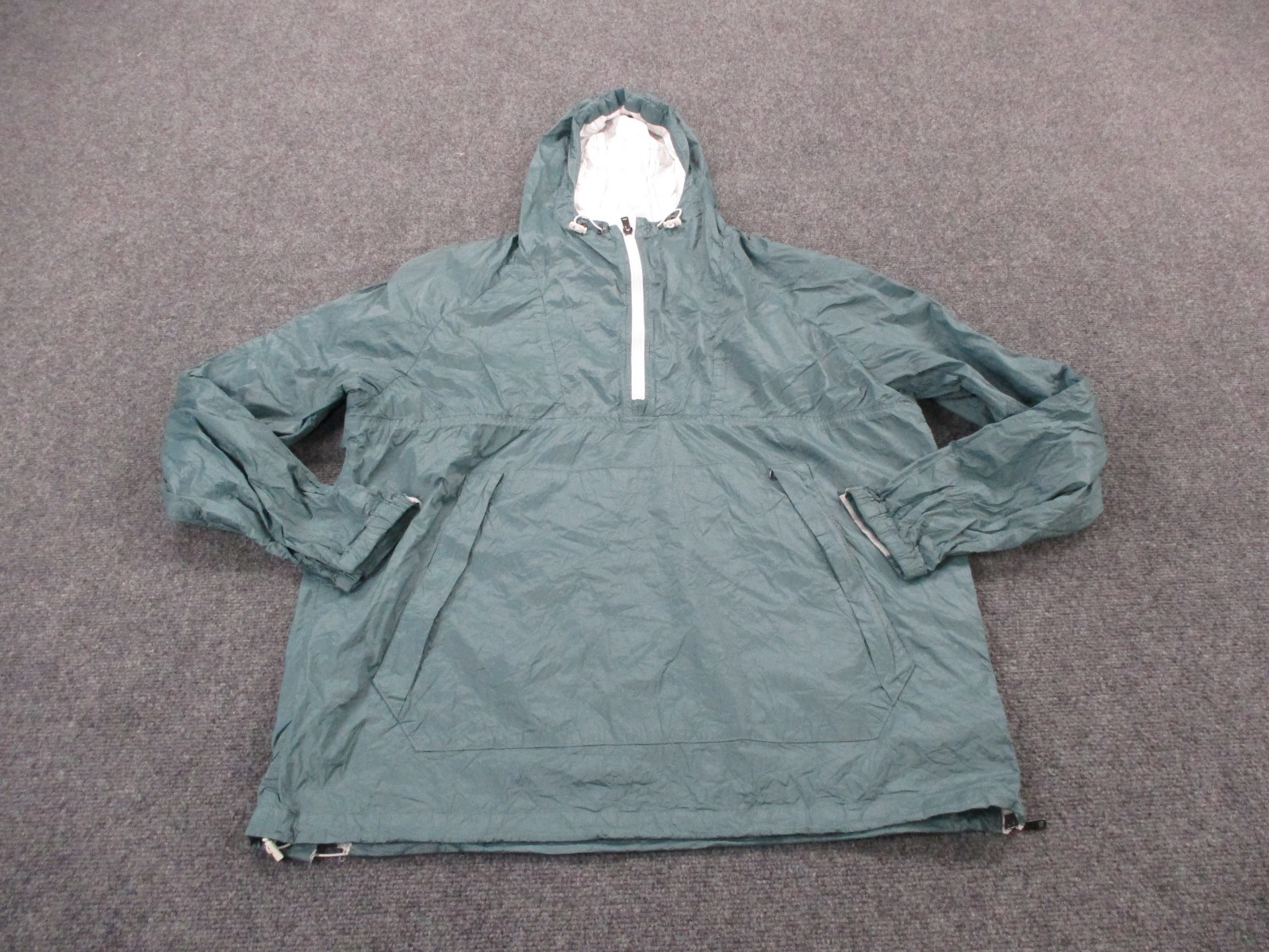 Todd Snyder Jacket Mens L Green Vented Stretch Hiking Fishing Hoodie USA Made