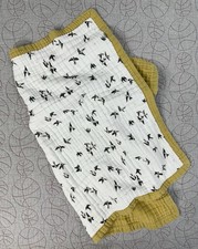 Little Unicorn Organic Cotton Muslin Baby Quilt / Swallow Print