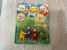 RARE Vintage Teletubbies FIGURES Original FULL BOX SET