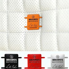 1X Sturdy Brabus Masterpiece Seat Badge 3D Emblem Fits Benz S/C/E Class Vehicles