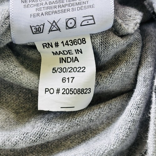 True Religion Men’s Logo T-Shirt Gray Horseshoe All Over Print Size M - Picture 8 of 8