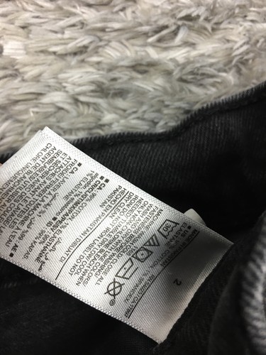 Pantaloncini jeans donna Old Navy Sky-Hi A-Line taglia 2 nero denim cotone - Foto 5 di 12