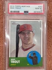 New Listing2012 Topps Heritage - Mike Trout #207 PSA 10