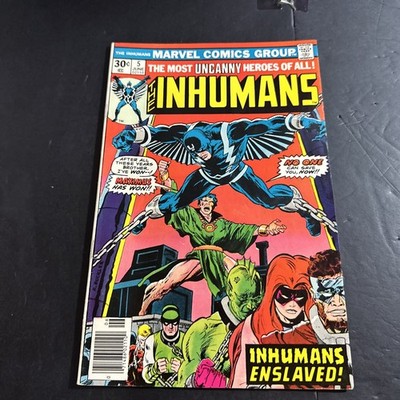 INHUMANS #5 Marvel Comics 1976 Vg/Fn  J-2   B2