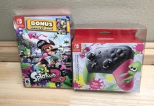 New Nintendo Switch Splatoon 2 - Starter Pack - Special Edition Pro Controller