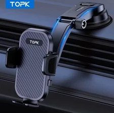 TOPK Car Phone Holder Stand Gravity Dashboard Phone Holder Mobile Phone Support