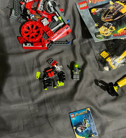 Incomplete Lego Alpha Team/ Atlantis lot (4794, 4792, 6772, 8060, 30042)