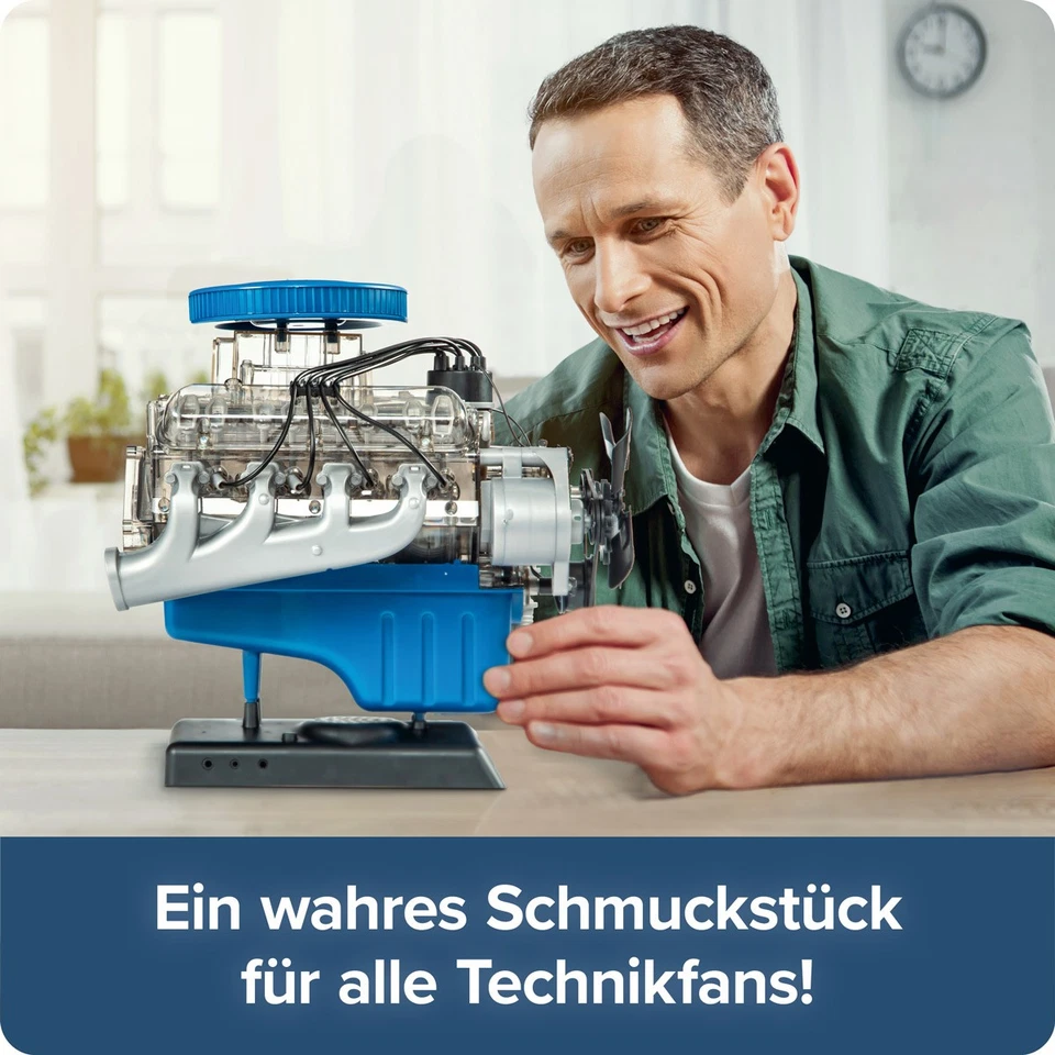 Ford Mustang V8-Motor Motorbausatz im Maßstab 1:4 Modellmotor - Bild 3 von 4