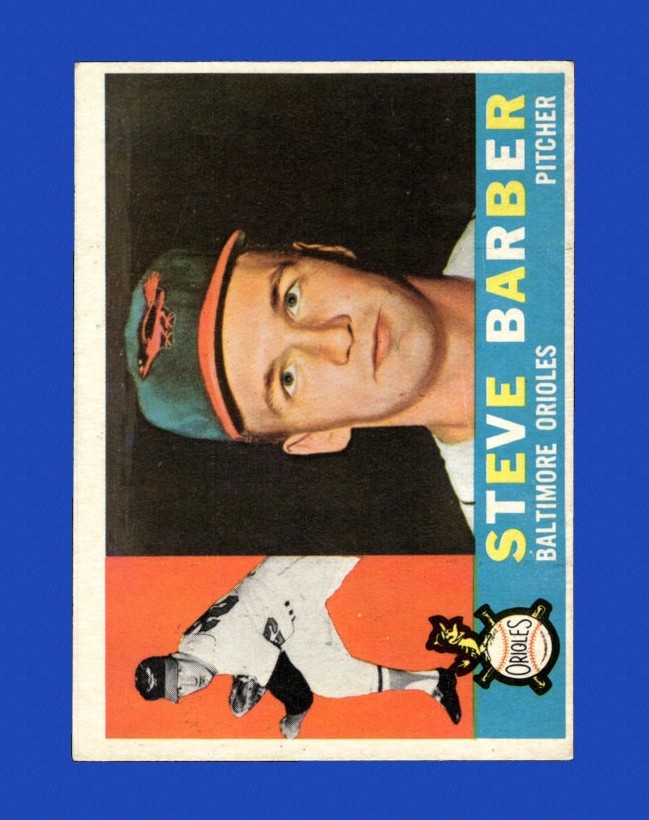 1960 Topps Set-Break #514 Steve Barber EX-EXMINT *GMCARDS*