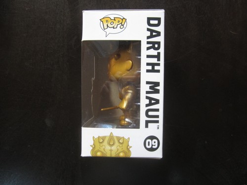 Funko POP Star Wars #09 Darth Maul Gold Walmart Exclusive - Picture 2 of 6