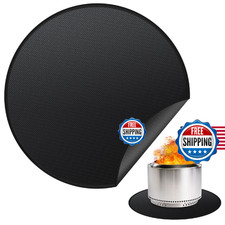 Rumlick 48 Fire Pit Mat For Solo Stove Yukon Round Fireproof Under Grill Mats