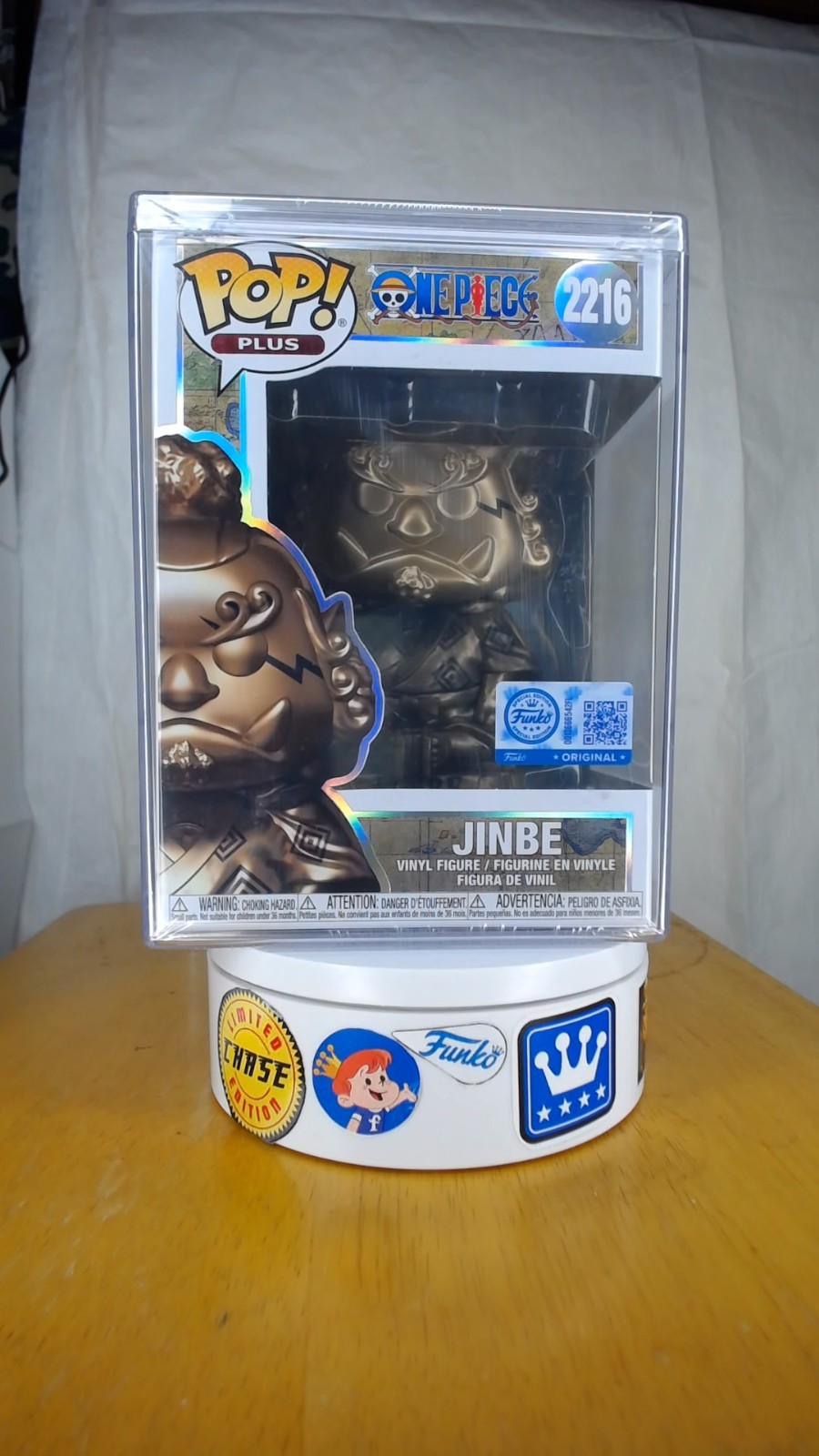Funko Pop! Plus: One Piece - Jinbe (Estatua de Bronce) #2216 Edición Especial SELLADA