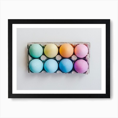 Ostereier 39 Kunstdruck gerahmt Wandbild Poster Leinwanddruck Bild