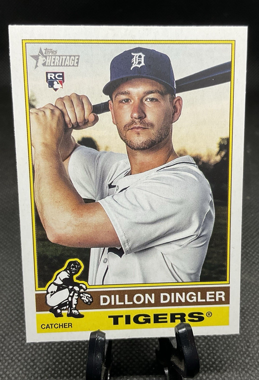 2025 Topps Heritage #130 Dillon Dingler (RC) Detroit Tigers 🐯
